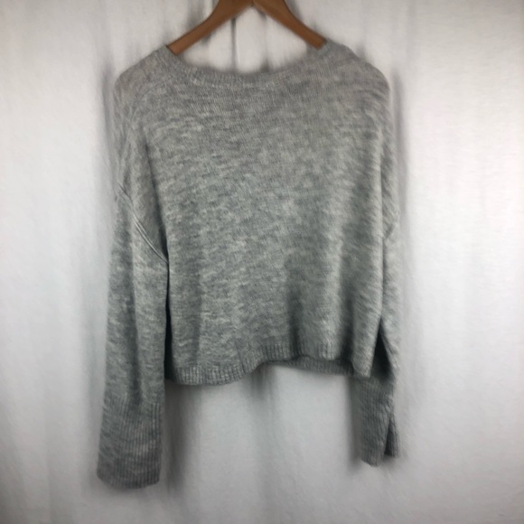 Cropped drop sleeve sweater - Picture 3 of 6